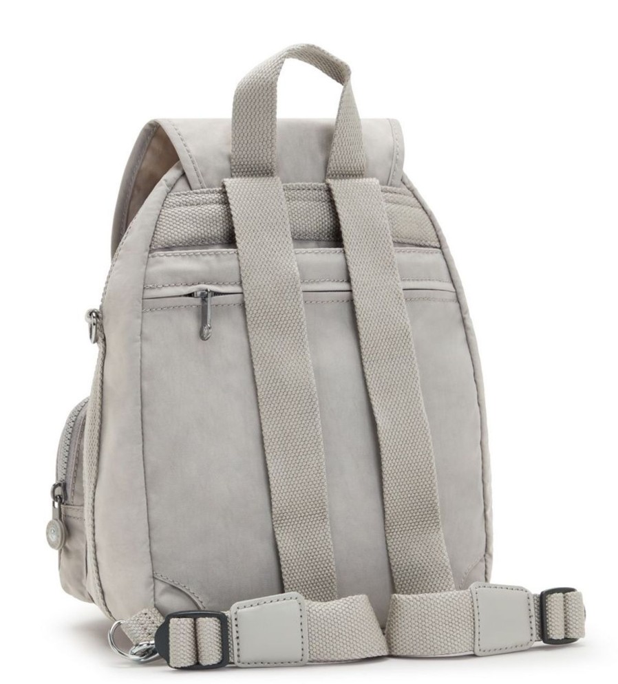 Borse Donna Kipling | Zaino E Tracolla Kipling Firefly Up Grey Gris