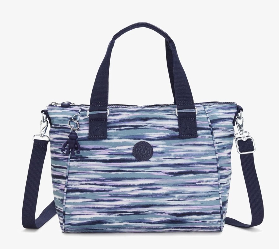 Borse Donna Kipling | Borsa A Mano E Tracolla Kipling Amiel Brush Stripes