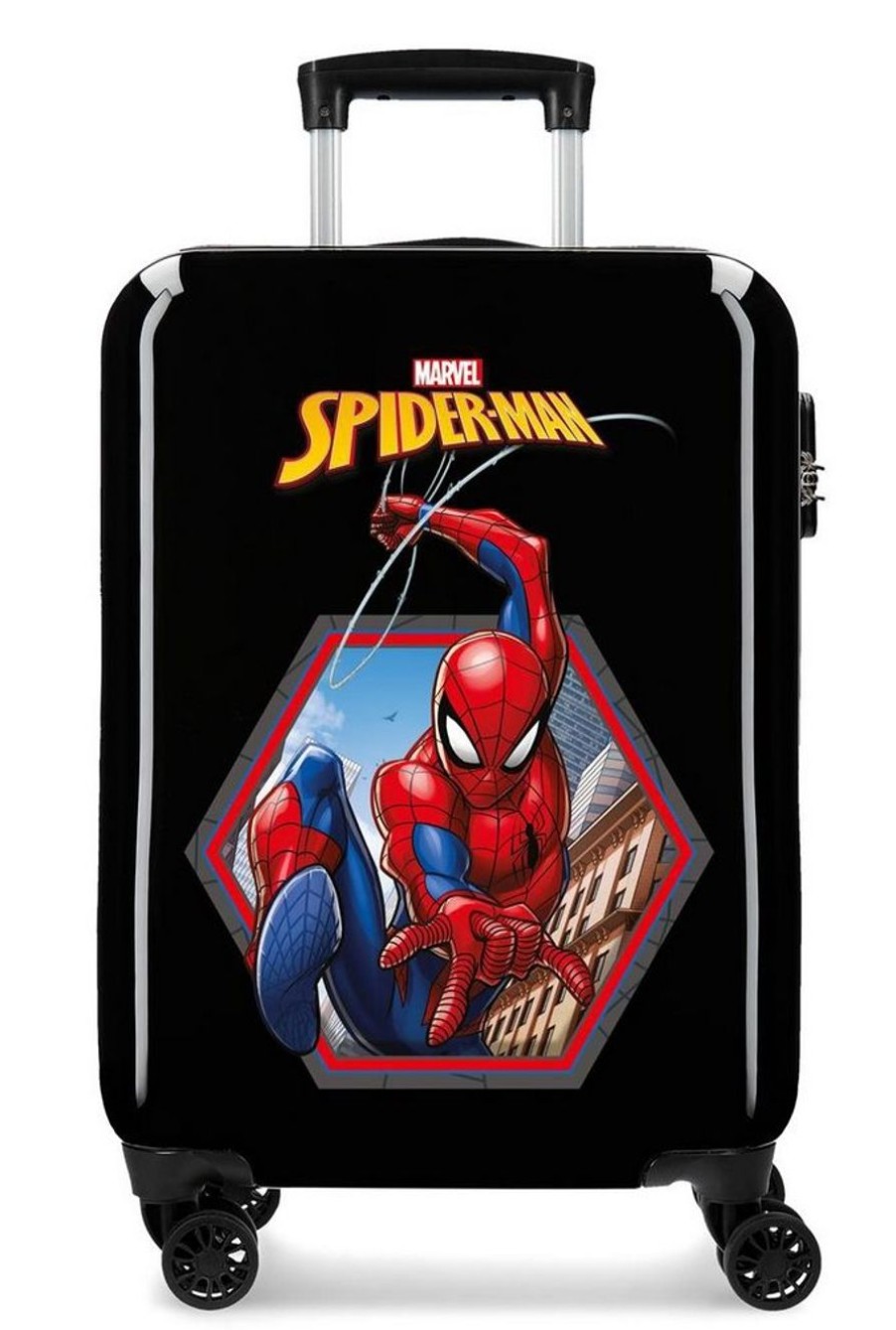 Valigie Marvel | Trolley Cabina Marvel Spiderman Geo Nero