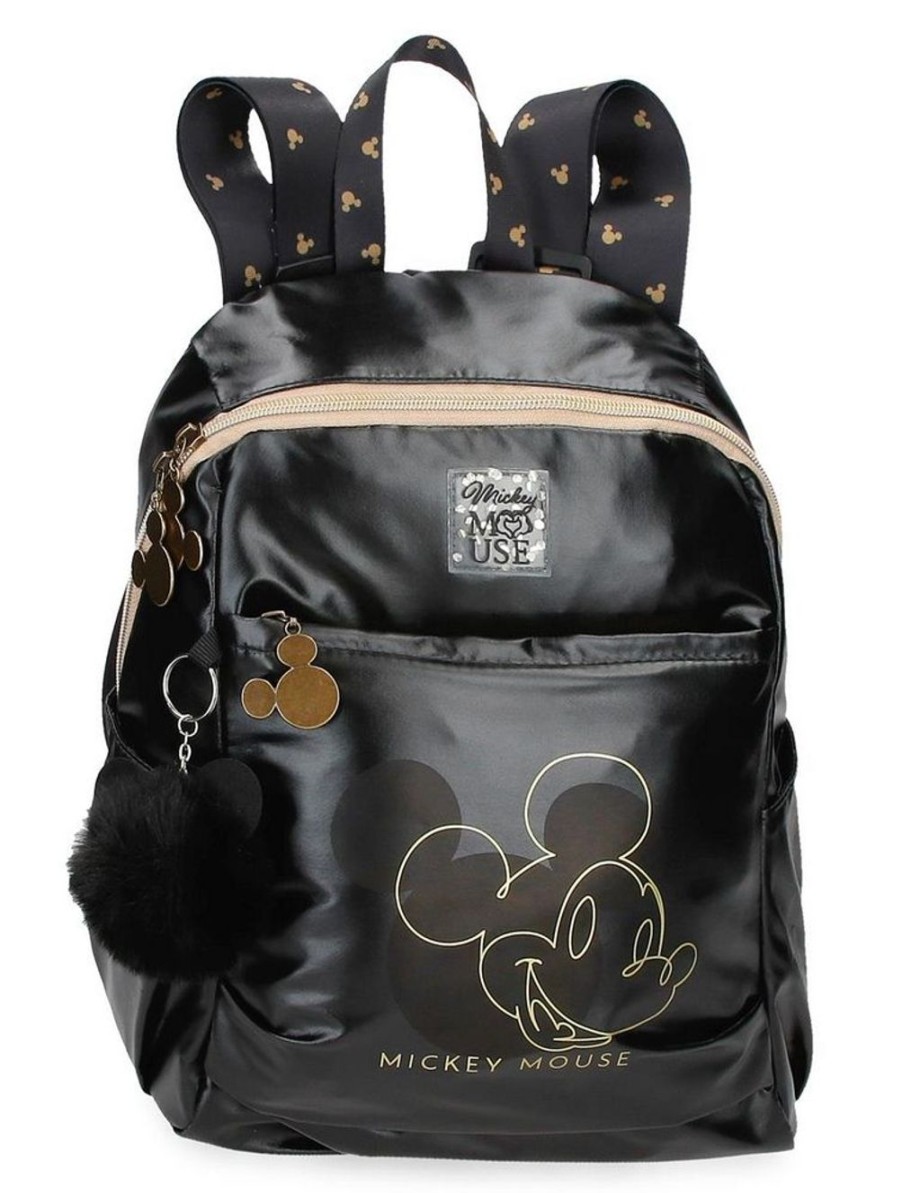 Zaini Disney | Zaino Disney Mickey Outline Nero