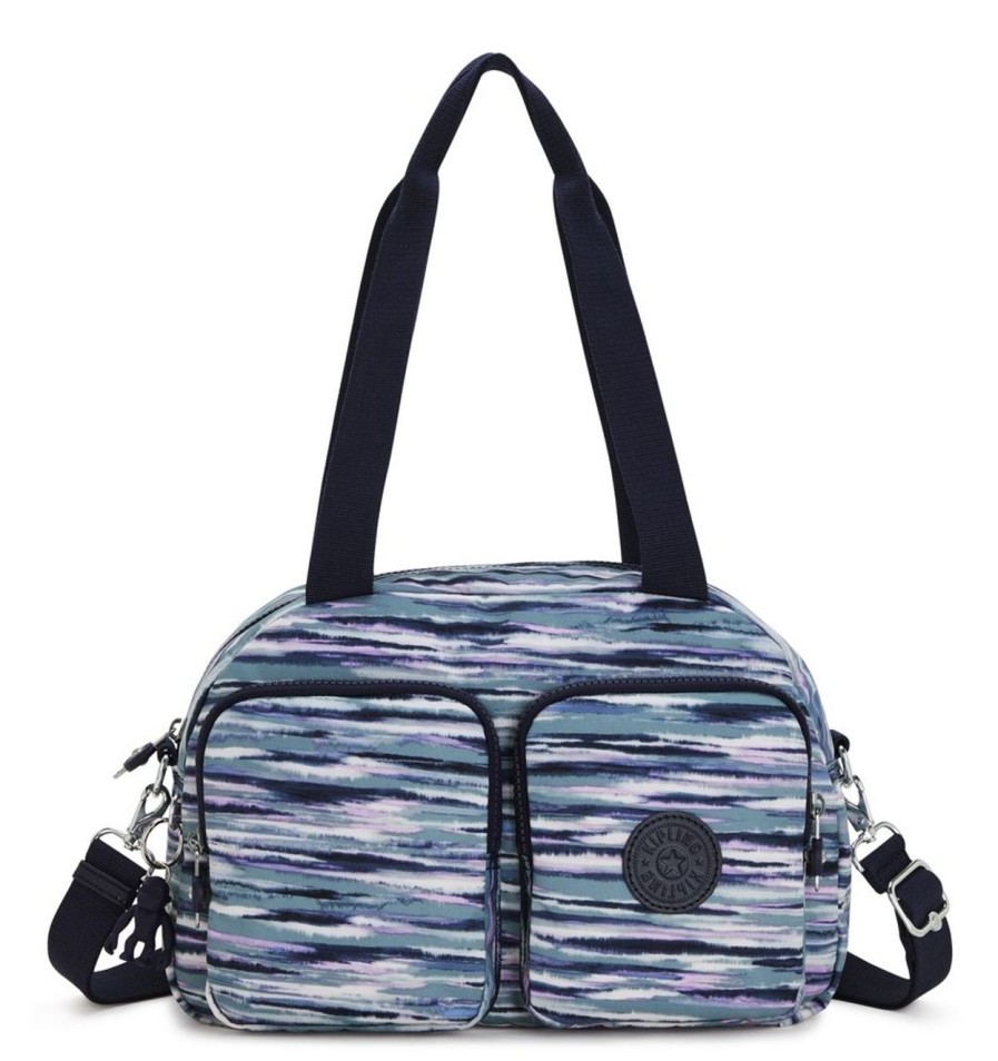 Borse Donna Kipling | Borsa A Mano E Tracolla Kipling Cool Defea Brush Stripes