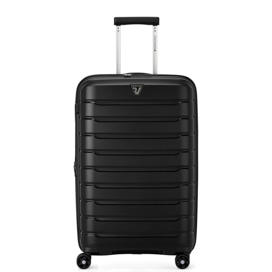 Valigie Roncato | Trolley Espandibile Roncato B-Flying Medio 8182 Nero