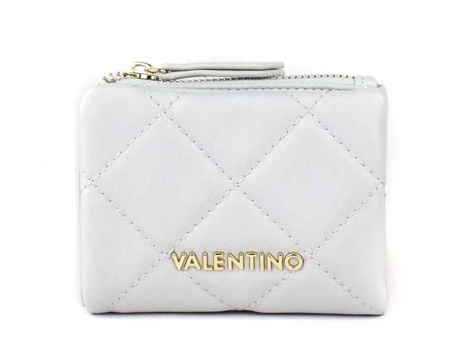 Pelletteria Valentino Bags | Portafoglio Donna Piccolo Valentino Bags Ocarina Perla