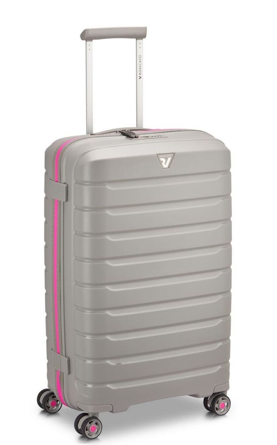 Valigie Roncato | Trolley Roncato B-Flying Neon Medio 7982 Grigio