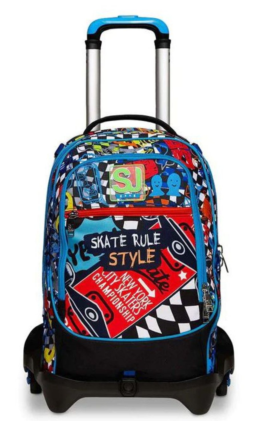 Zaini Sj Gang | Trolley Scuola Sj Jack 3 Ruote Trickflip Boy