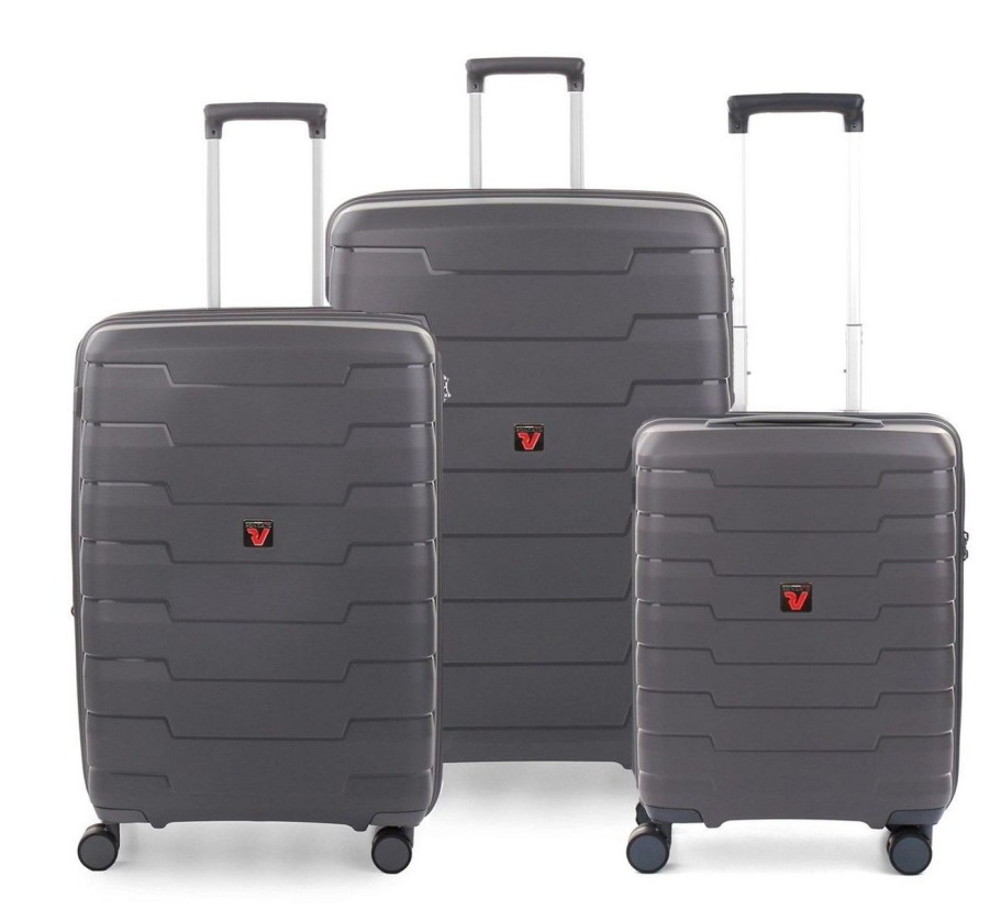 Valigie Roncato | Set 3 Trolley Espandibili Roncato Skyline Antracite