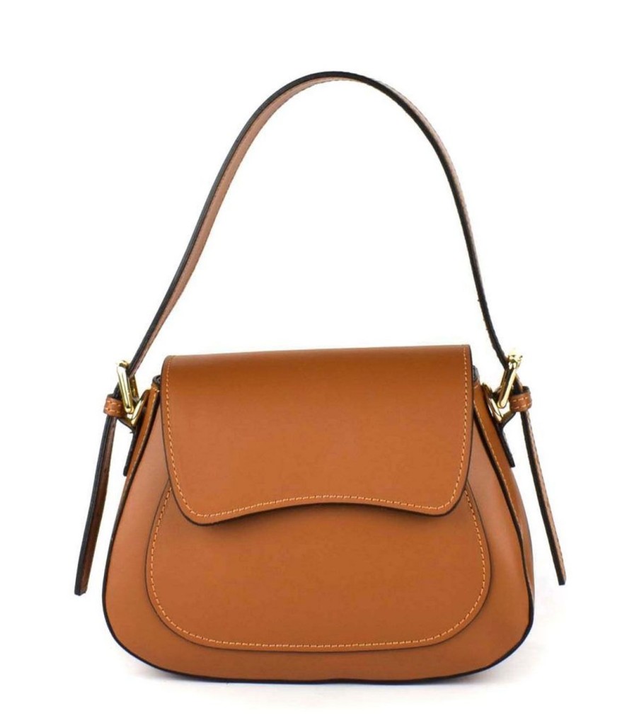 Borse Donna Pronto Moda | Borsa A Spalla E Tracolla 20134 Cuoio