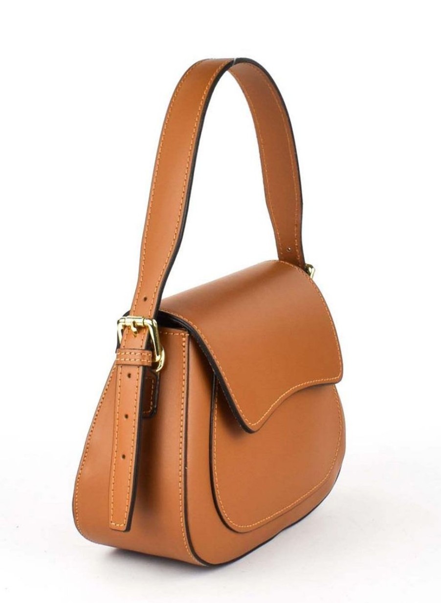 Borse Donna Pronto Moda | Borsa A Spalla E Tracolla 20134 Cuoio