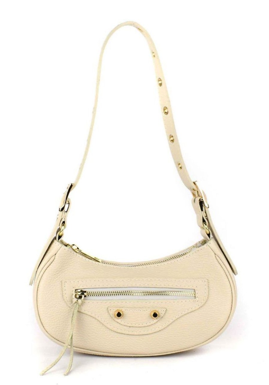 Borse Donna Pronto Moda | Borsa A Spalla E Tracolla 20132 Nero Beige