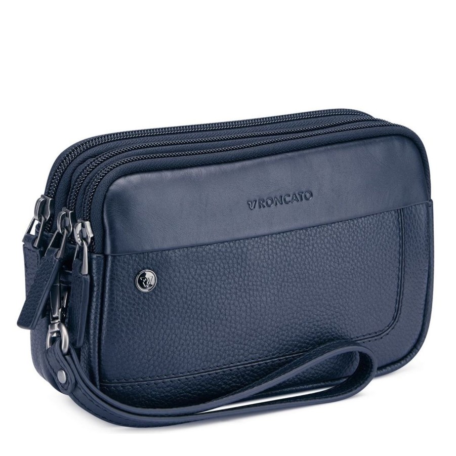 Borse Uomo Roncato | Borsa Uomo A Mano Roncato Alaska 2423 Navy