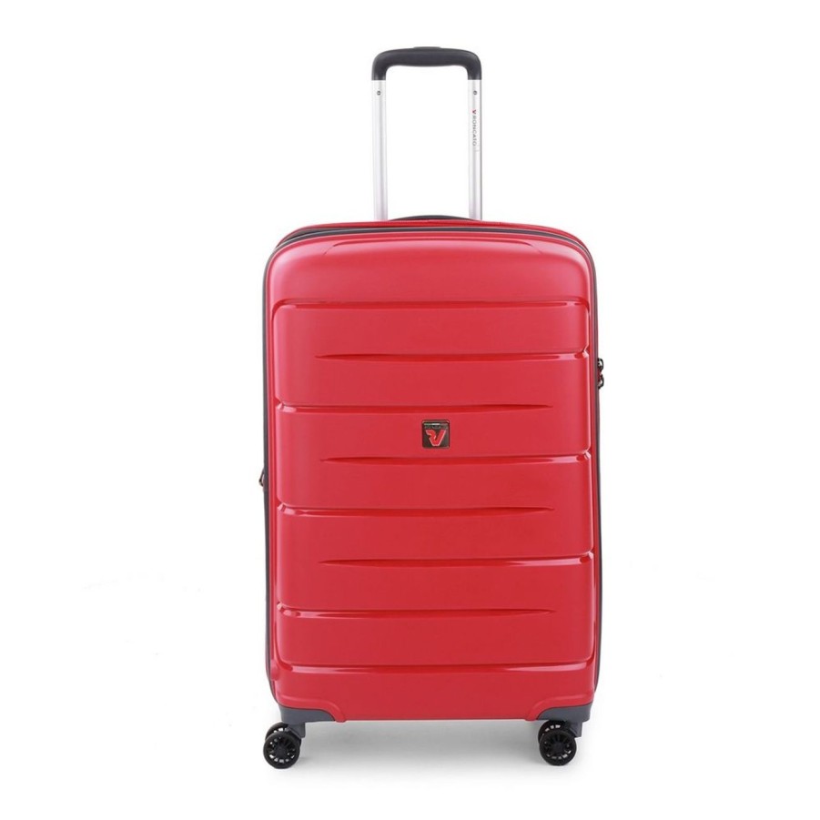 Valigie Roncato | Trolley Espandibile Roncato Flight Dlx Medio 3462 Rosso