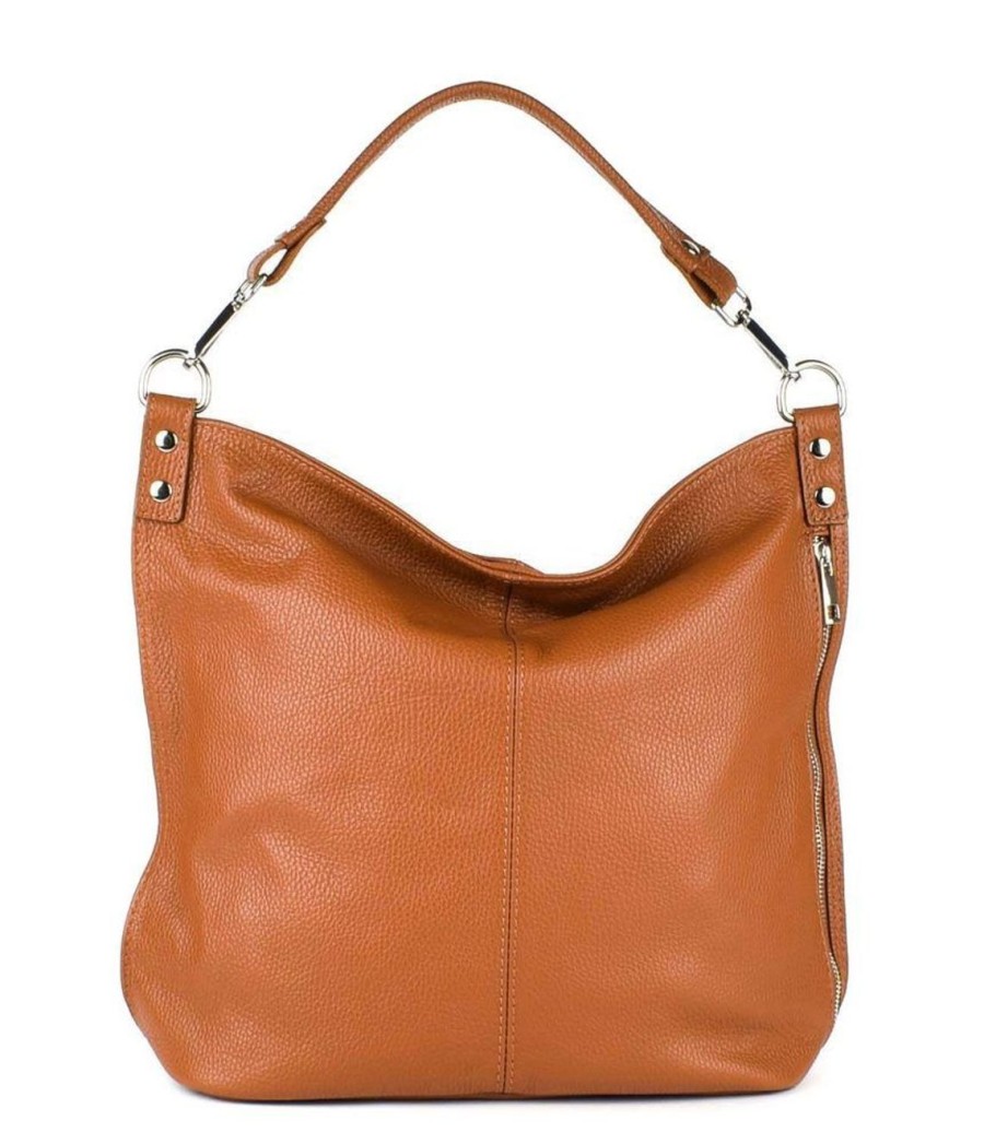 Borse Donna Pronto Moda | Borsa A Spalla E Tracolla 20137 Cuoio