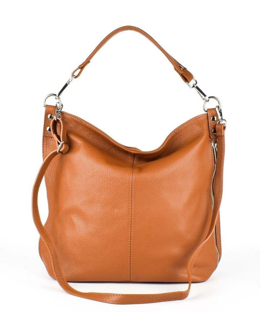 Borse Donna Pronto Moda | Borsa A Spalla E Tracolla 20137 Cuoio