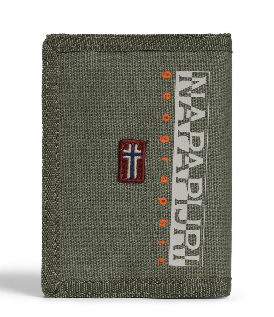 Pelletteria Napapijri | Portafoglio Napapijri Hering Wallet Green Lichen