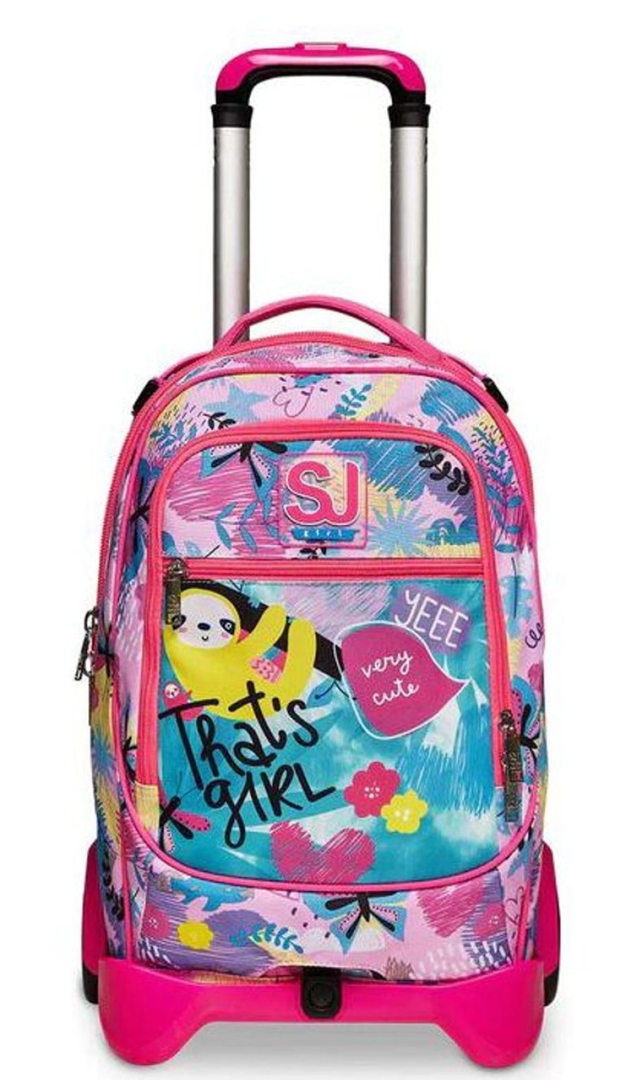 Zaini Sj Gang | Trolley Scuola Sj Jack 2 Ruote Clack It Girl