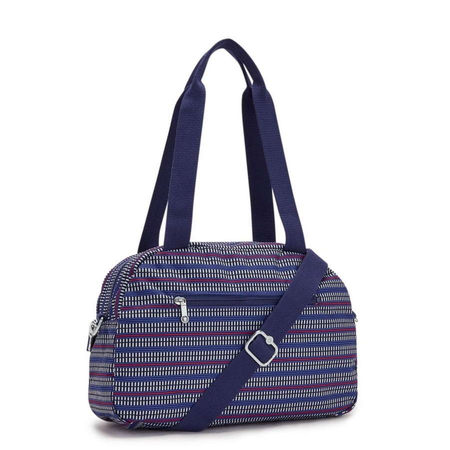 Borse Donna Kipling | Borsa A Mano E Tracolla Kipling Cool Defea Blue Geo Print