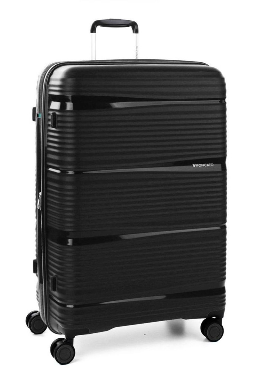 Valigie Roncato | Trolley Espandibile Roncato R-Lite Grande 3451 Nero