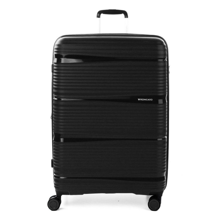 Valigie Roncato | Trolley Espandibile Roncato R-Lite Grande 3451 Nero