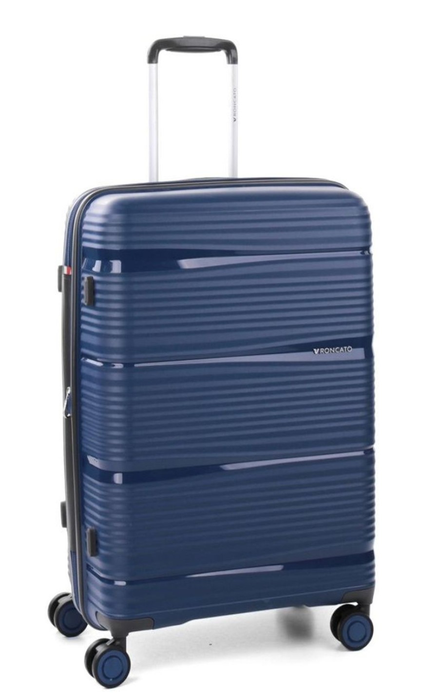 Valigie Roncato | Trolley Espandibile Roncato R-Lite Medio 3452 Blu Notte