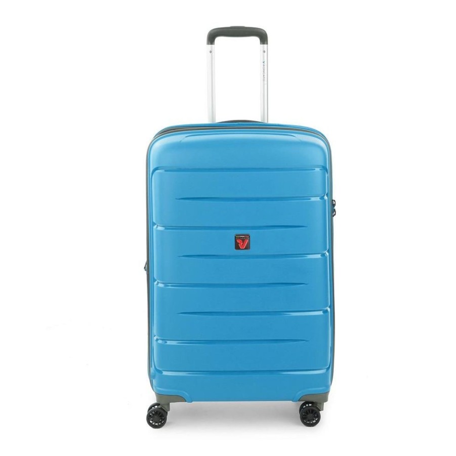 Valigie Roncato | Trolley Espandibile Roncato Flight Dlx Medio 3462 Turchese