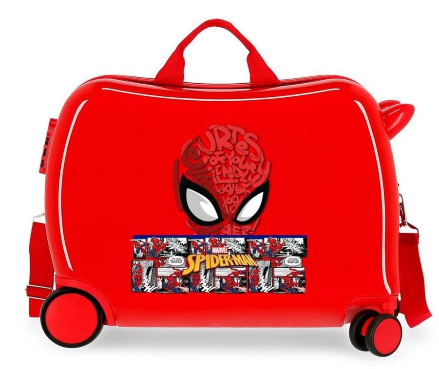 Valigie Marvel | Valigia Per Bambini Cavalcabile Marvel Spiderman Comic