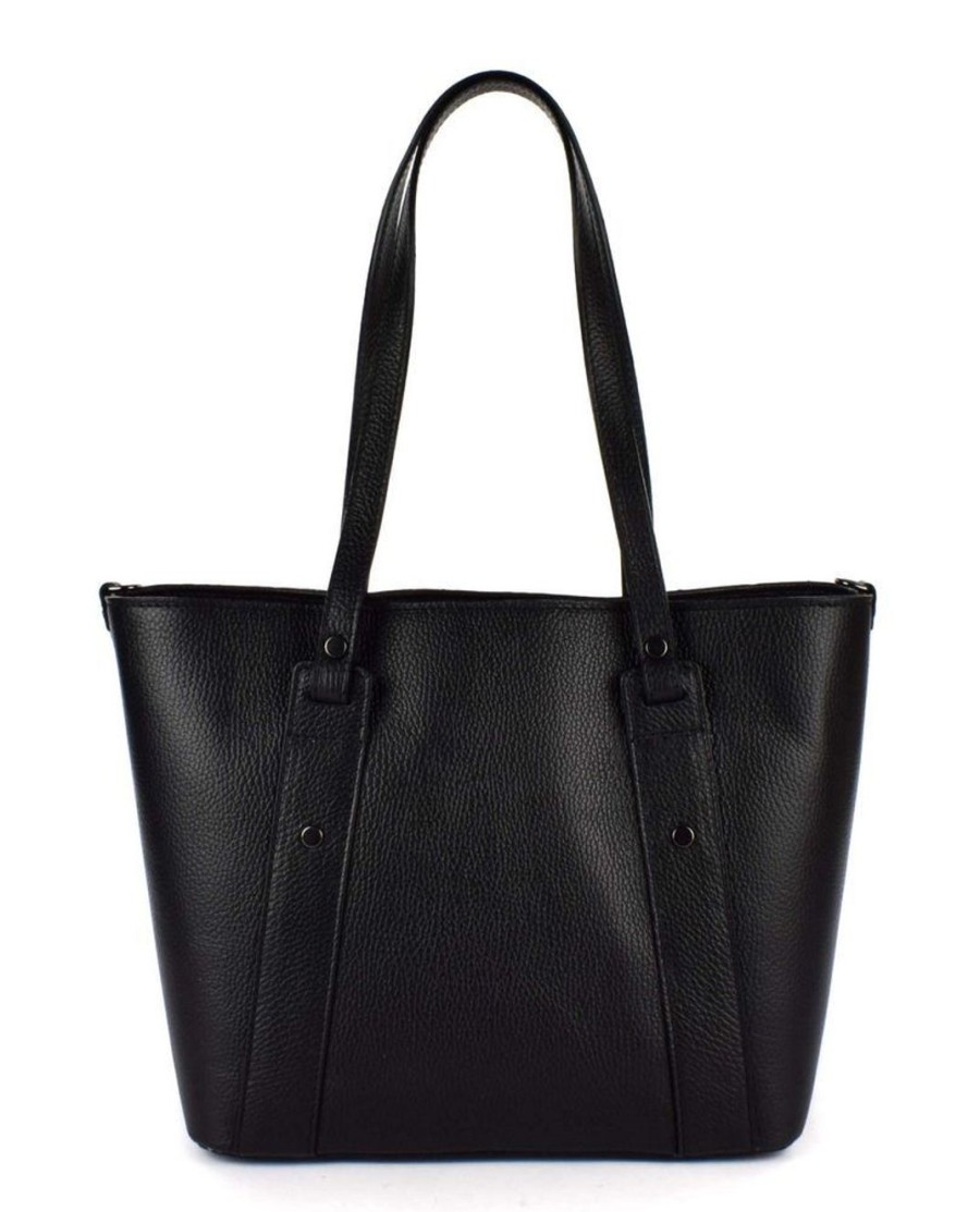 Borse Donna Pronto Moda | Borsa A Spalla In Pelle 20156 Nero