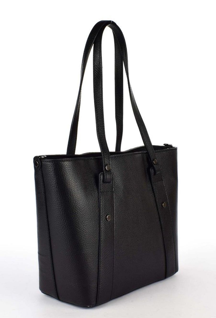 Borse Donna Pronto Moda | Borsa A Spalla In Pelle 20156 Nero