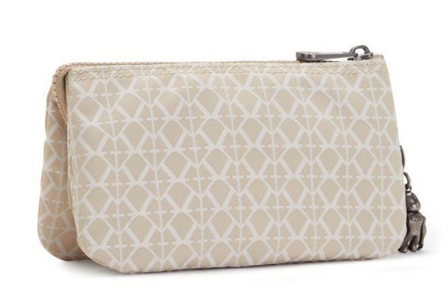 Pelletteria Kipling | Bustina Kipling Creativity L Signature Beige