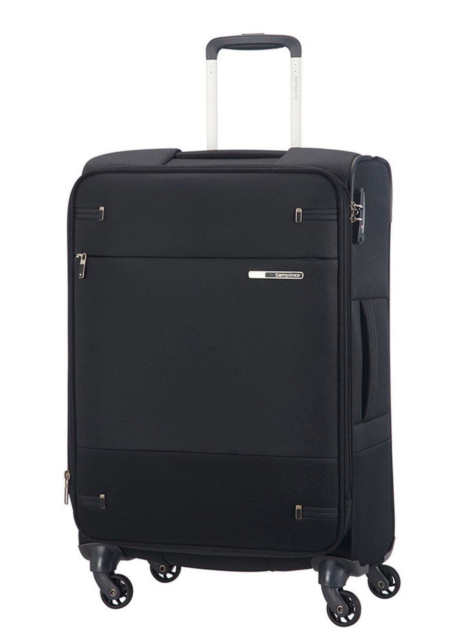 Valigie Samsonite | Trolley Medio 4 Ruote 66Cm Samsonite Base Boost Nero Black