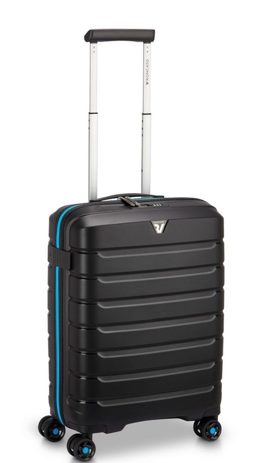 Valigie Roncato | Trolley Cabina Roncato B-Flying Neon 7983 Nero