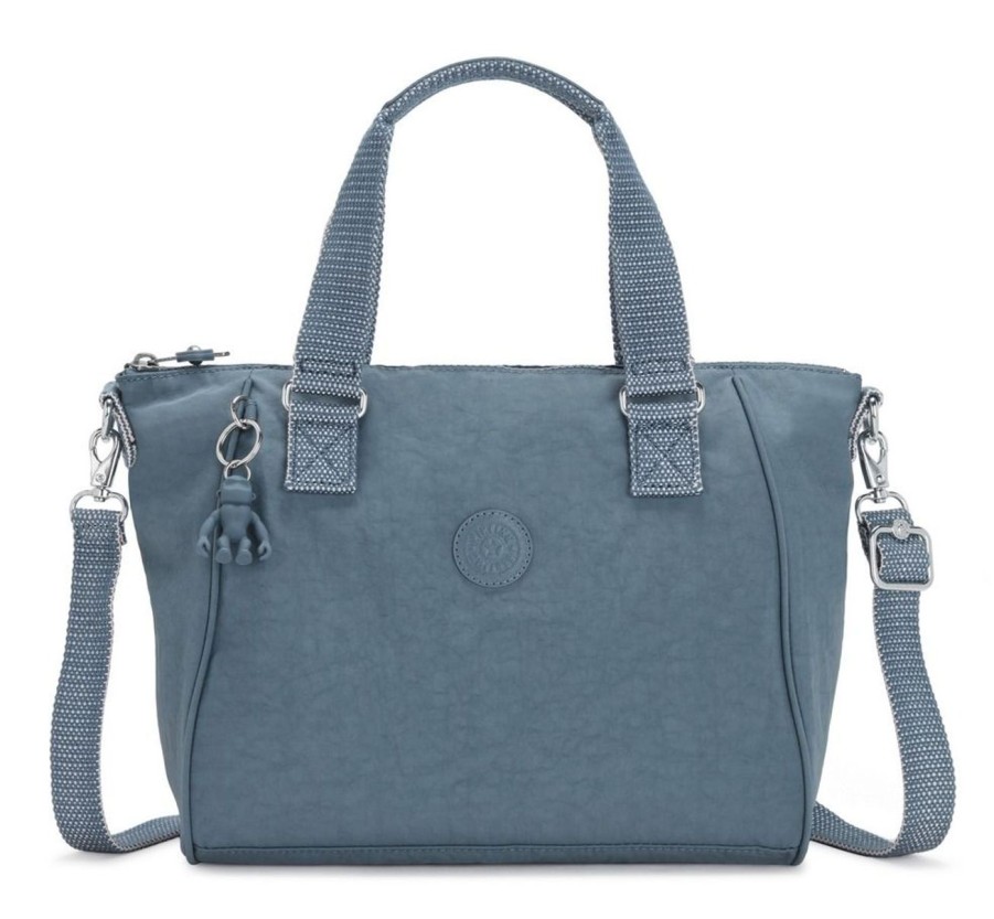 Borse Donna Kipling | Borsa Con Tracolla Kipling Amiel Brush Blue