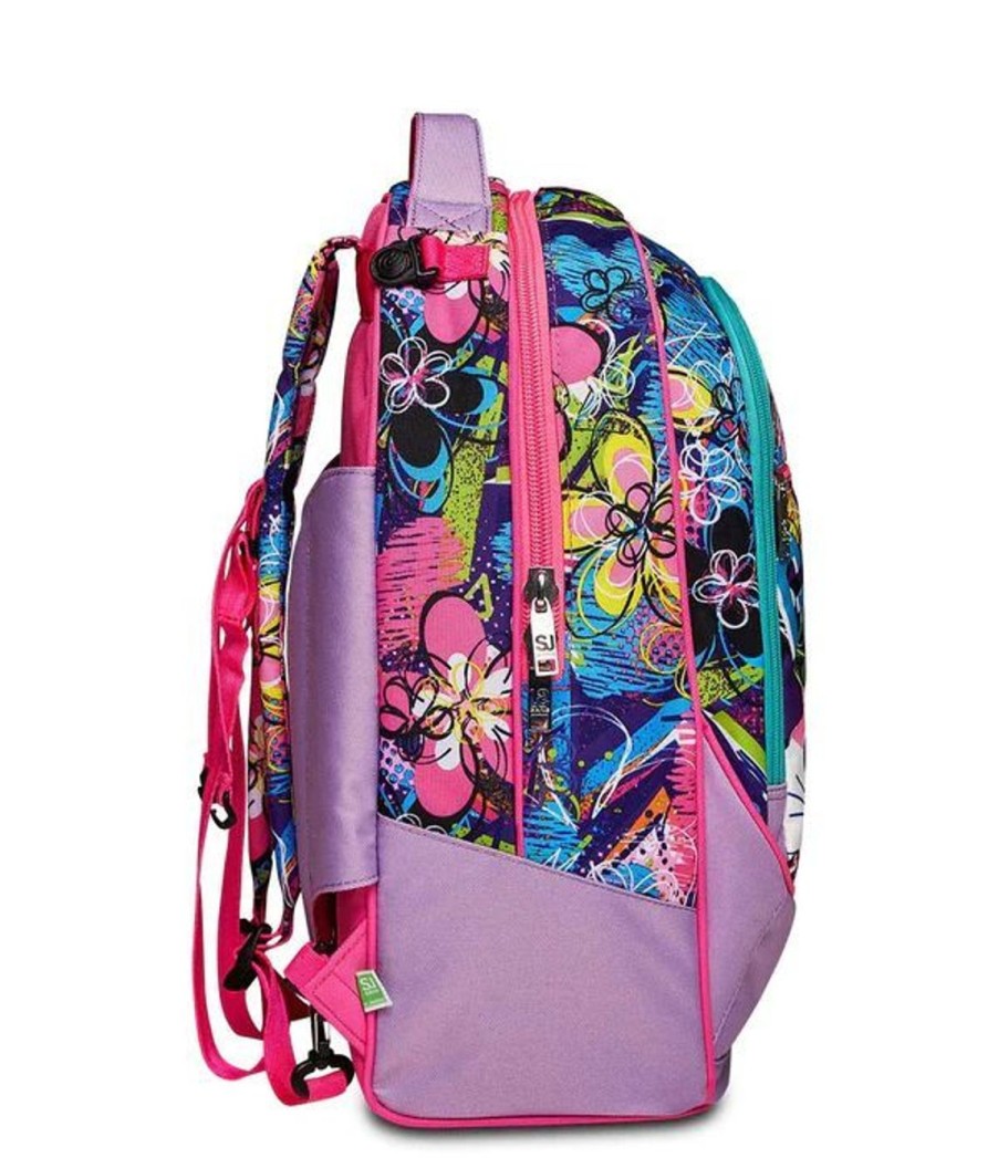 Zaini Sj Gang | Trolley Scuola Sj Jack 2 Ruote Gleamled Girl