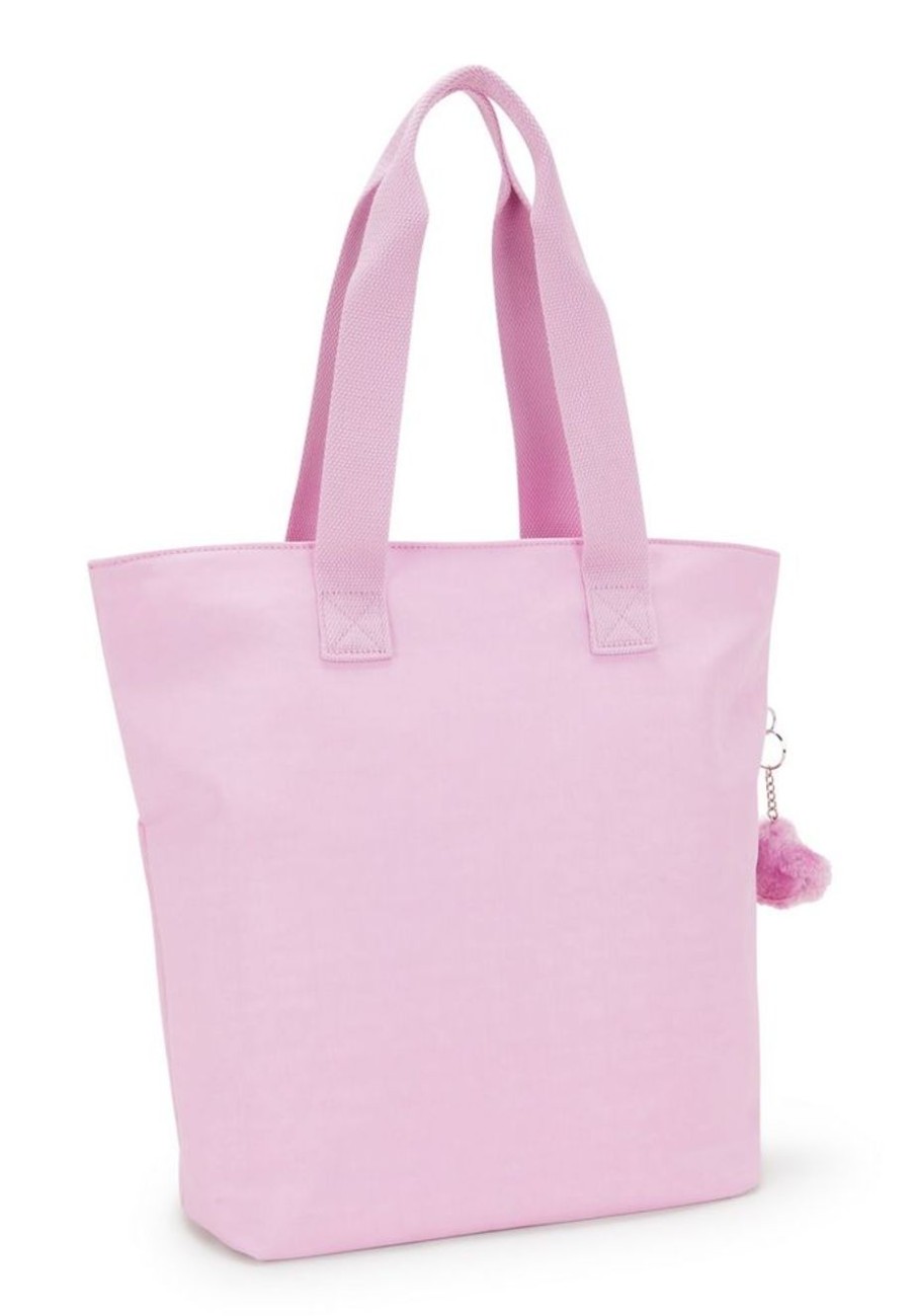 Borse Donna Kipling | Borsa Shopper Kipling Hanifa Blooming Pink