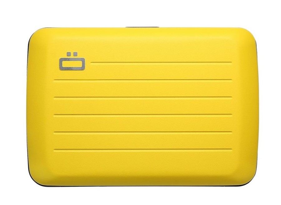 Pelletteria Ogon Design | Portafoglio In Alluminio Ogon Design Smart Case V2 Taxi Yellow