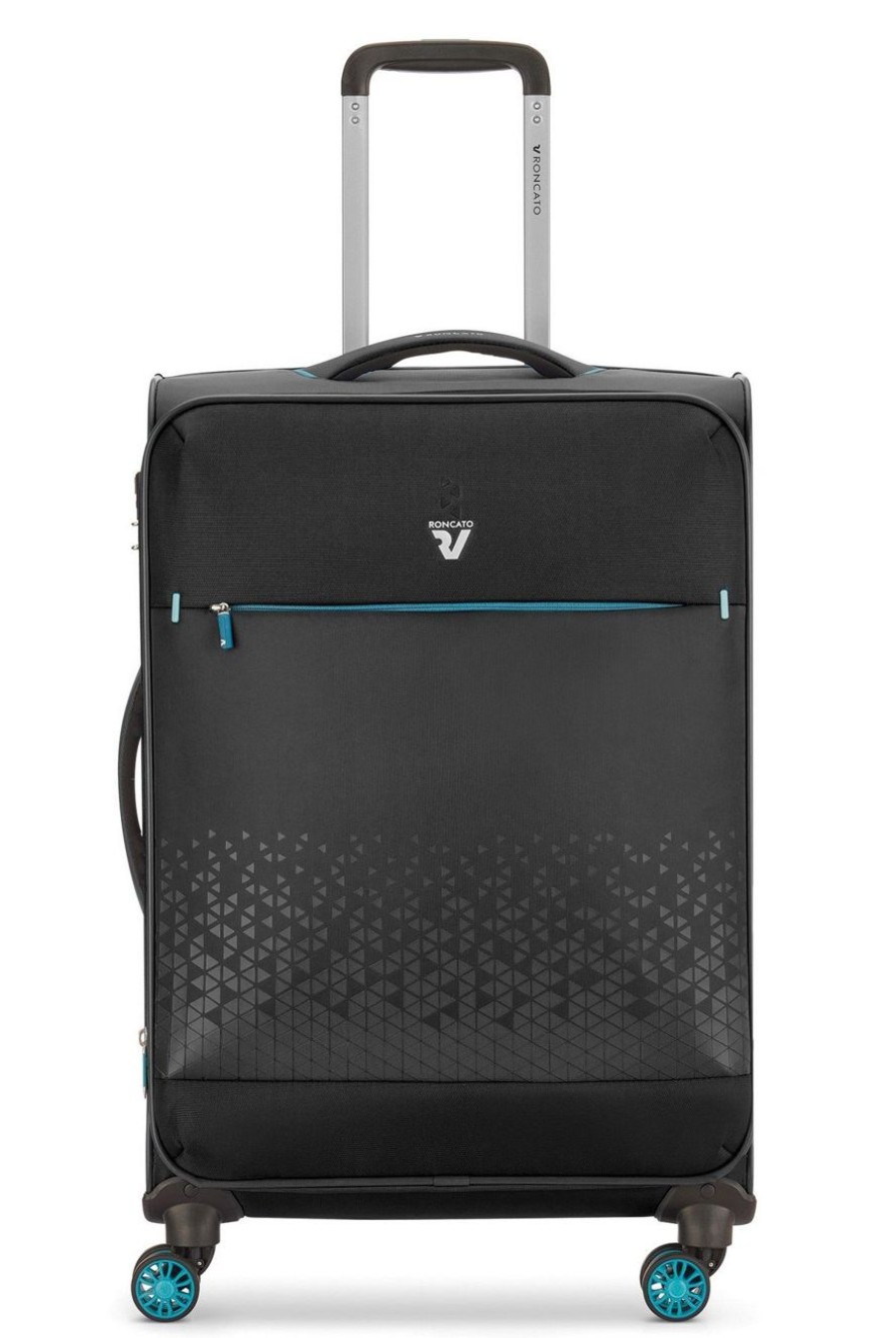 Valigie Roncato | Trolley Medio Espandibile Roncato Crosslite 4872 Nero