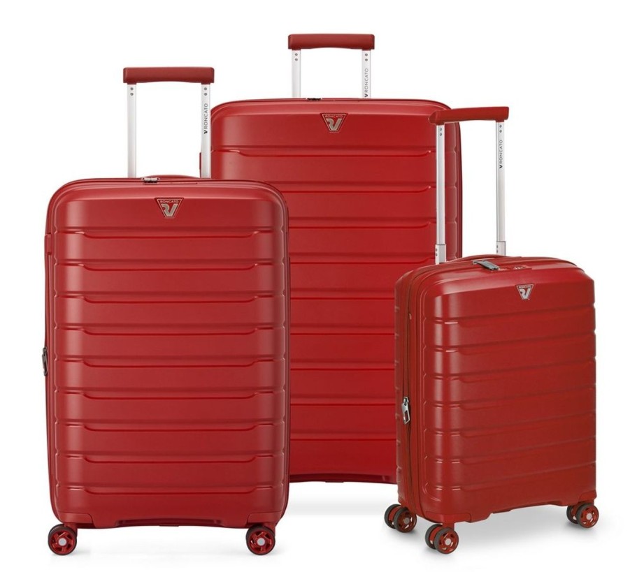 Valigie Roncato | Set 3 Trolley Espandibili Roncato B-Flying Rosso