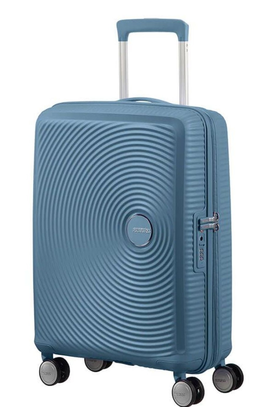 Valigie American Tourister | Trolley Cabina Espandibile American Tourister Soundbox Stone Blue