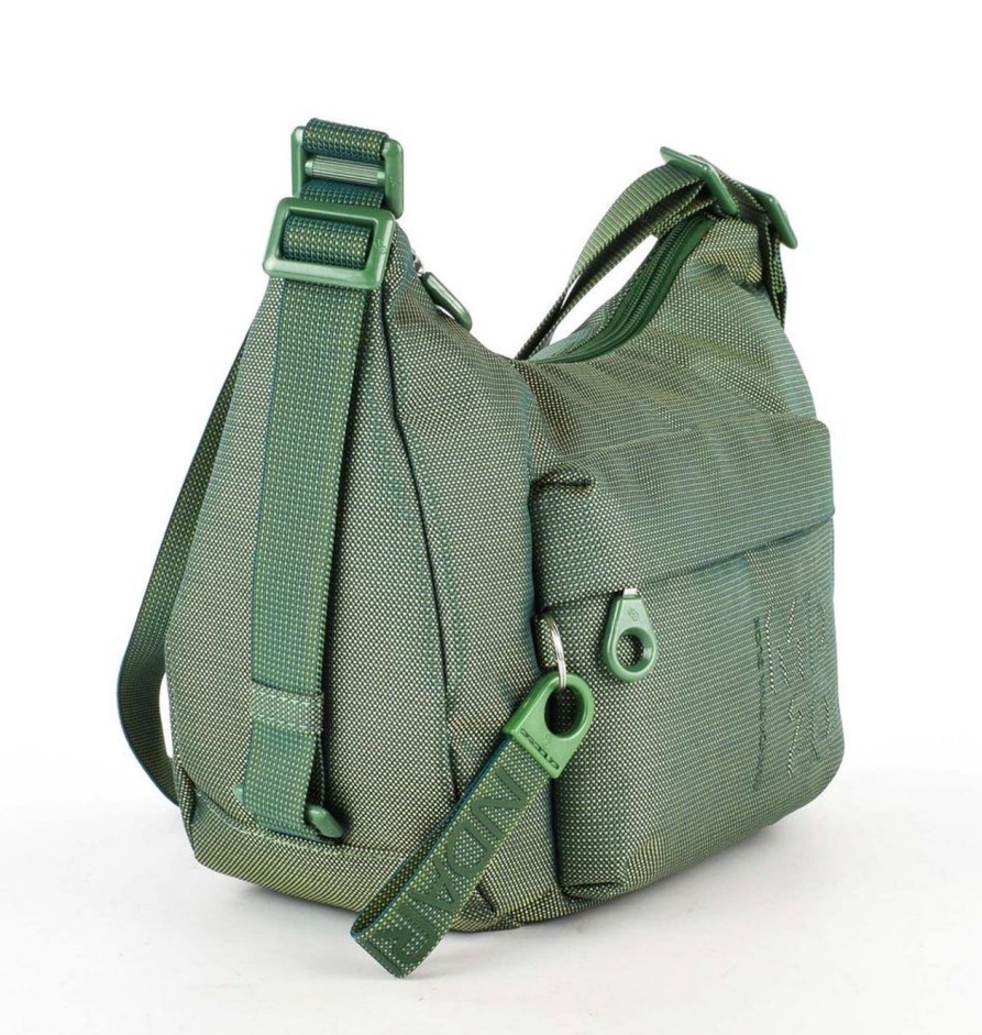 Borse Donna Mandarina Duck | Borsa A Spalla Zaino Mandarina Duck Md20 Mt22 Foliage Green