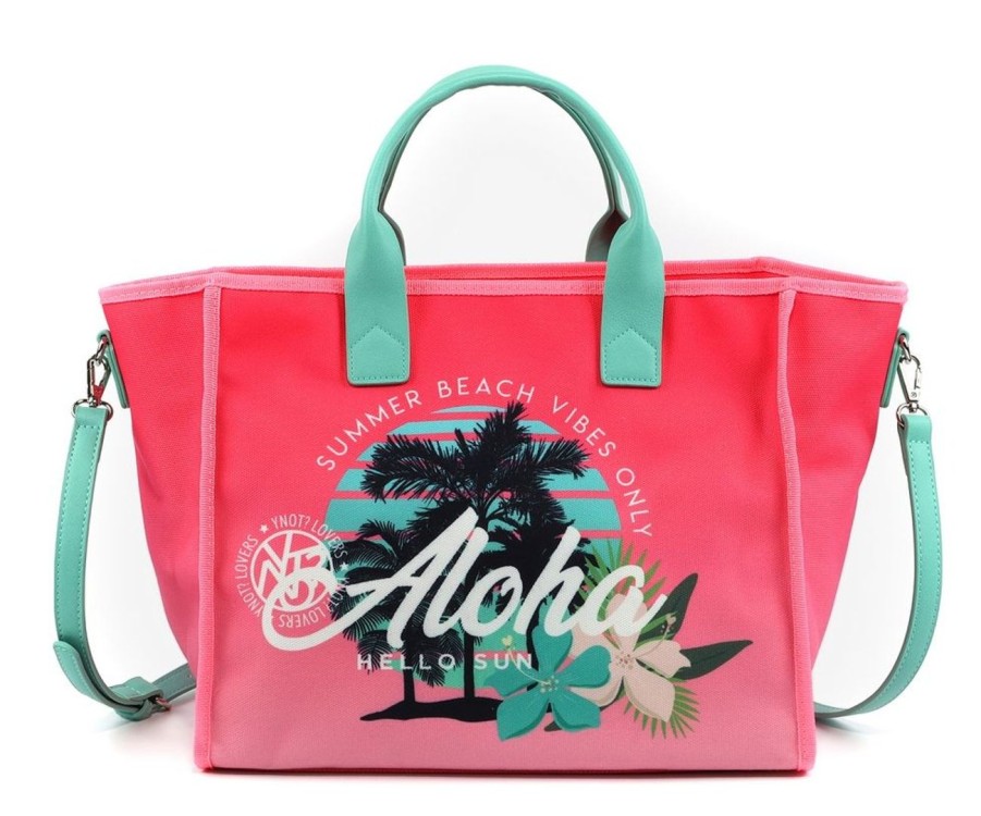 Borse Donna Ynot | Borsa Da Mare Media Ynot? Aloha 001 Pinky