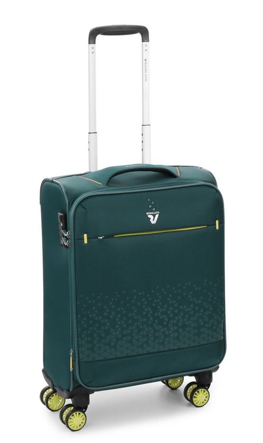 Valigie Roncato | Trolley Cabina 4 Ruote Espandibile Roncato Crosslite 4873 Verde Bottgilia Verde Bottiglia