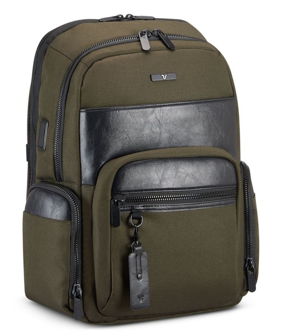 Borse Ufficio Roncato | Zaino Porta Pc 15,6" Roncato Nevada 2260 Verde