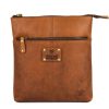 Borse Uomo Avirex | Borsa Tracolla Uomo In Pelle Avirex Durango 02 Cognac