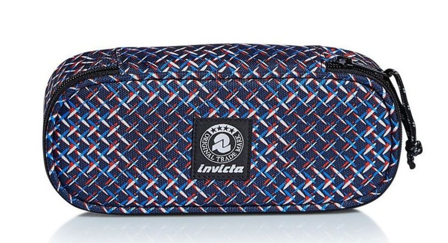 Zaini Invicta | Astuccio Invicta Lip Pencil Bag Grid