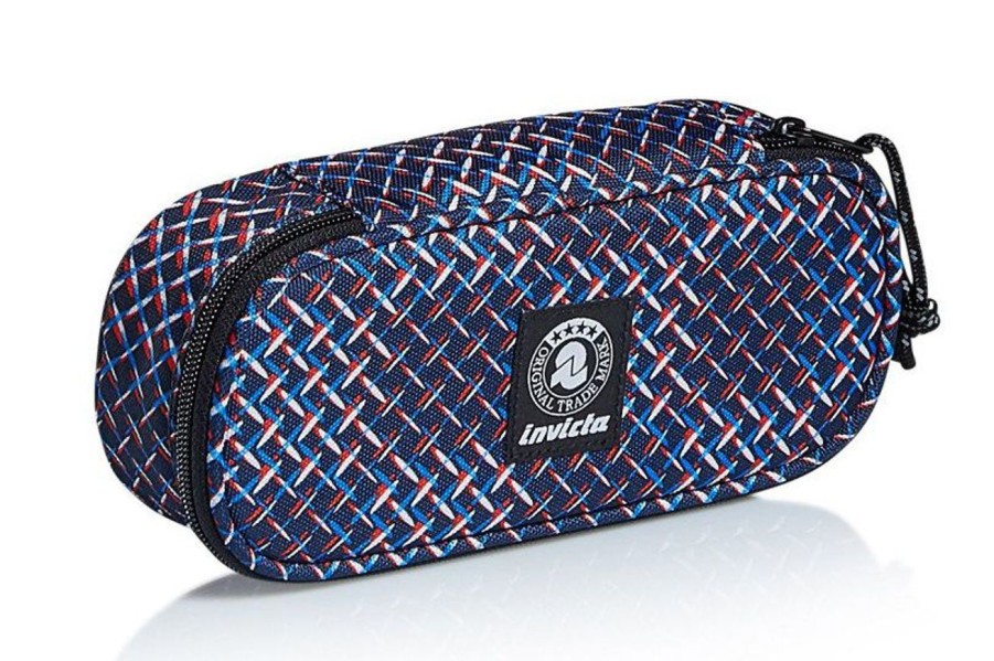 Zaini Invicta | Astuccio Invicta Lip Pencil Bag Grid