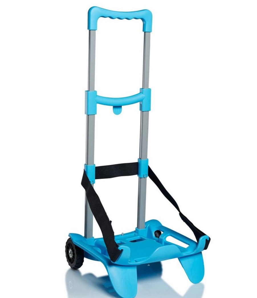 Zaini Seven | Carrello Trolley Per Zaino Scuola Seven Be Box Azzurro