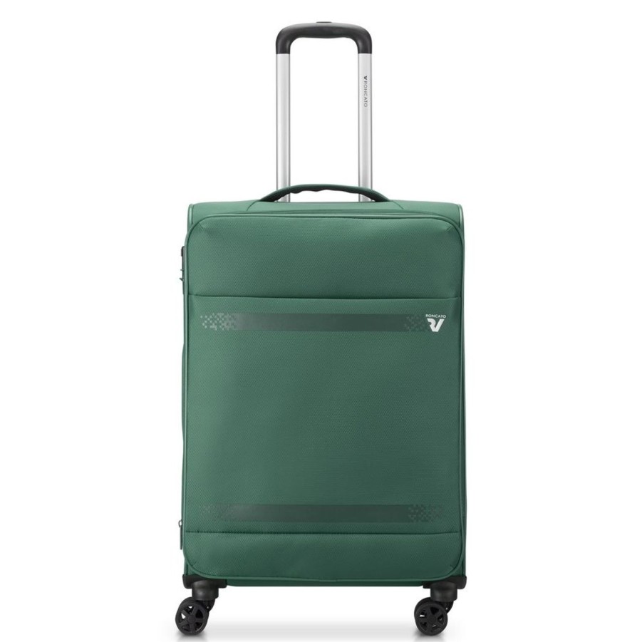 Valigie Roncato | Trolley Medio Roncato Jazz 4.0 4642 Verde Bottiglia