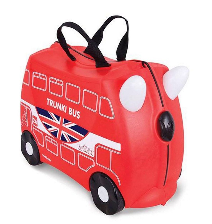 Valigie Trunki | Valigia Per Bambini Cavalcabile Trunki Boris The Bus