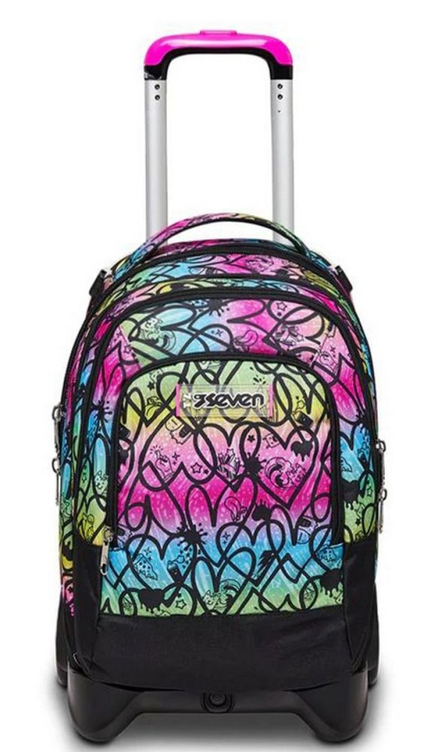 Zaini Seven | Trolley Scuola Seven Jack 2 Ruote Detach Colour Expression