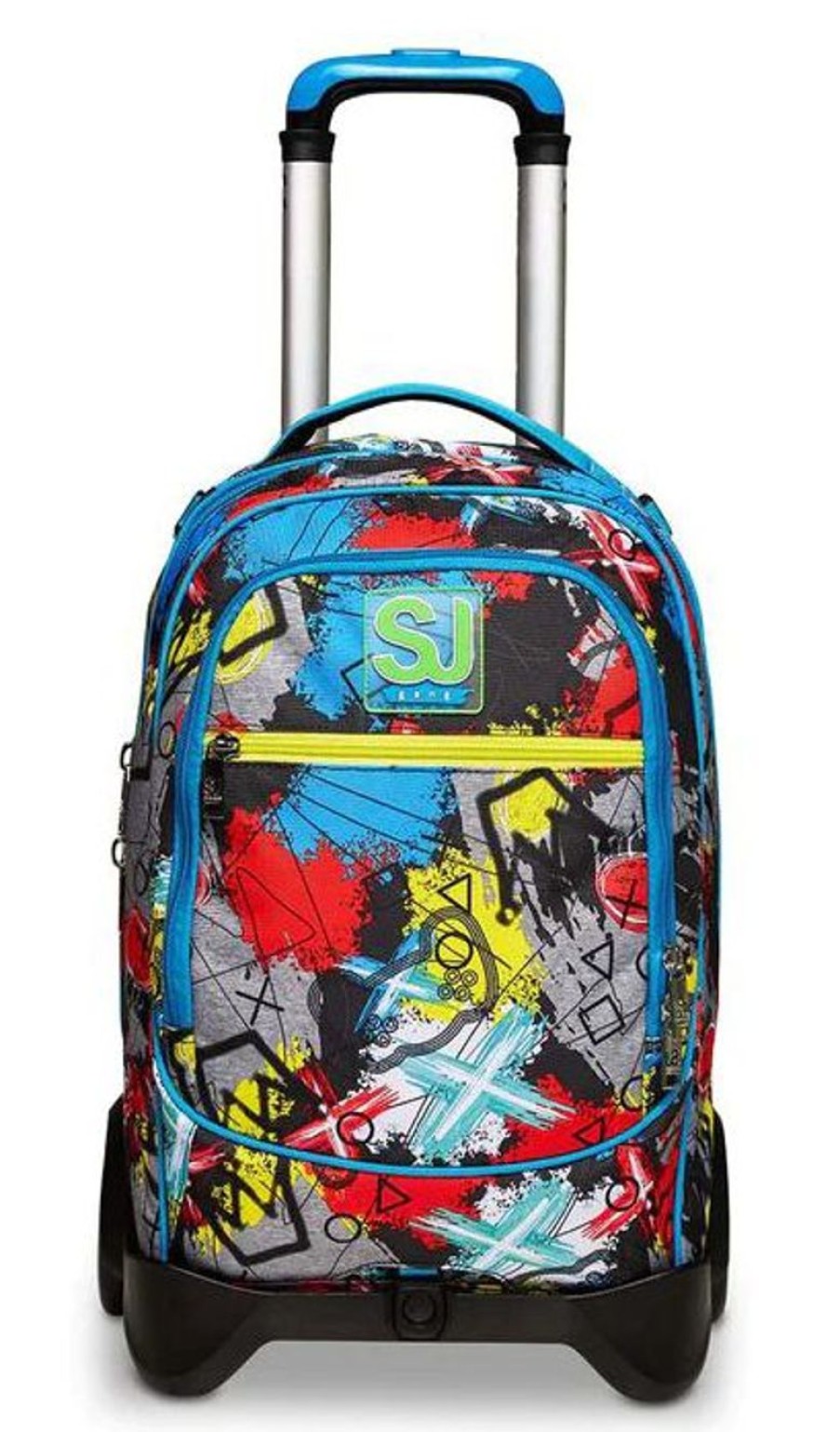 Zaini Sj Gang | Trolley Scuola Sj Jack 2 Ruote Glitzled Boy