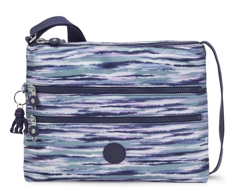 Borse Donna Kipling | Borsa Tracolla Kipling Alvar Brush Stripes